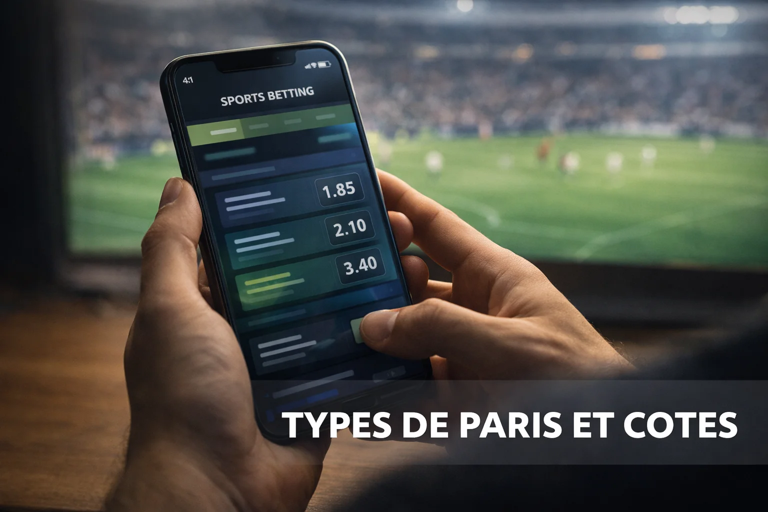 Types de paris sportifs et cotes — guide complet des marchés